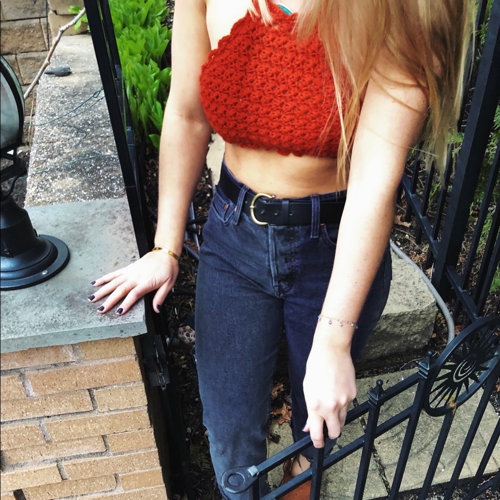 Crochet crop top